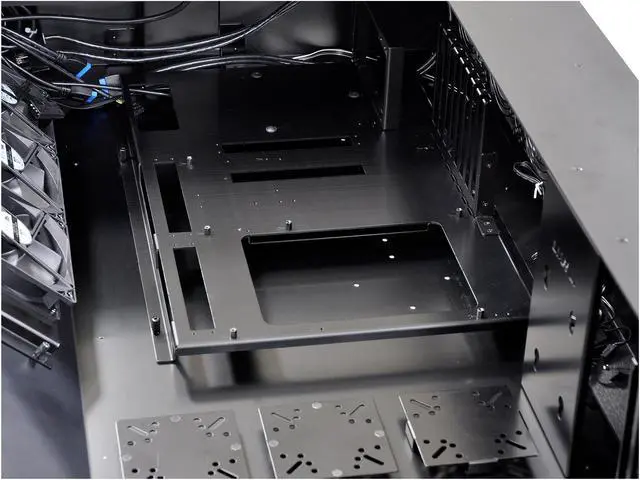 Alt view image 5 of 6 - LIAN LI DK-05X Black Aluminum / Steel Desk Computer Case 2 x ATX PSU (Optional) Power Supply