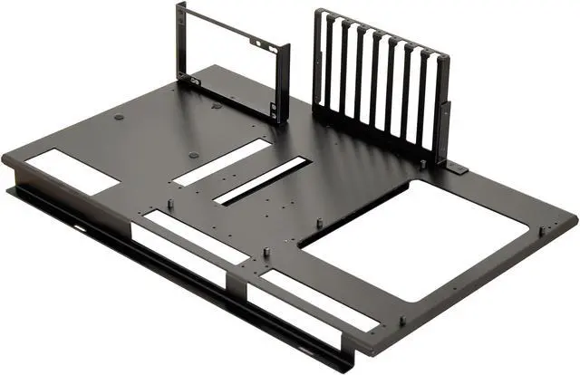 Alt view image 4 of 6 - LIAN LI DK-05X Black Aluminum / Steel Desk Computer Case 2 x ATX PSU (Optional) Power Supply