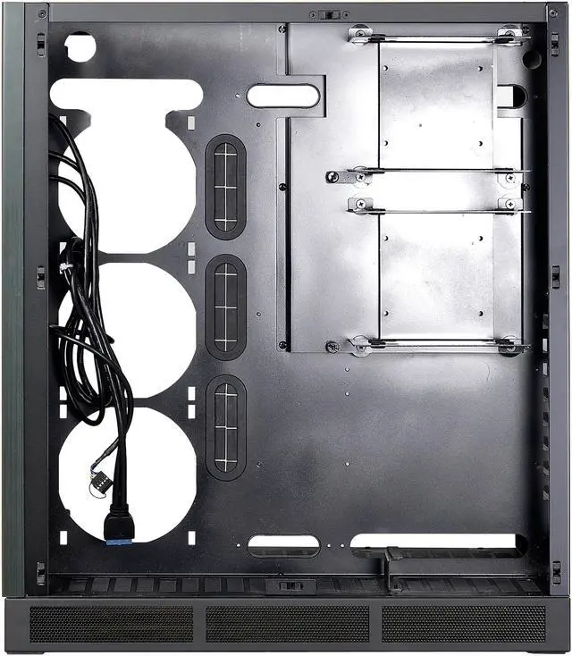 Alt view image 4 of 9 - LIAN LI PC-O11 WGX ROG Edition Black Aluminum / Steel / Tempered Glass Front & Side Panel ROG Certified Computer Case