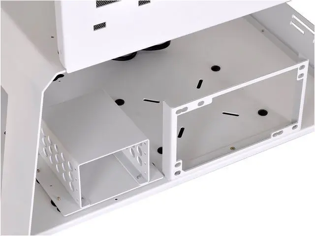 Alt view image 6 of 6 - LIAN LI PC-T70FW White Aluminum / Steel ATX Bench Case Computer Case ATX (Optional) Power Supply