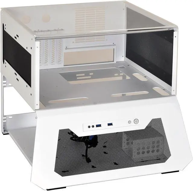 Main image of LIAN LI PC-T70FW White Aluminum / Steel ATX Bench Case Computer Case ATX (Optional) Power Supply