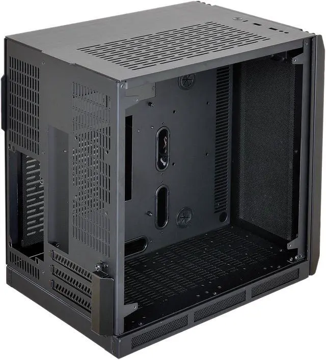 Alt view image 6 of 10 - LIAN LI PC-Q39GWX Black Aluminum / Tempered Glass Mini-ITX Tower Computer Case