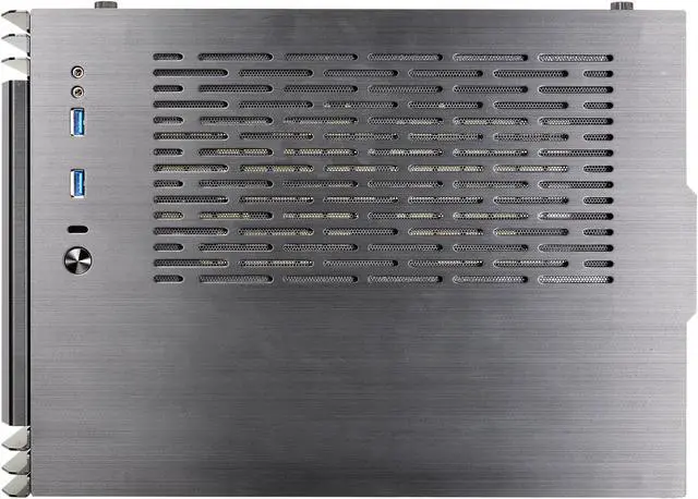 Alt view image 9 of 10 - LIAN LI PC-Q39GWX Black Aluminum / Tempered Glass Mini-ITX Tower Computer Case