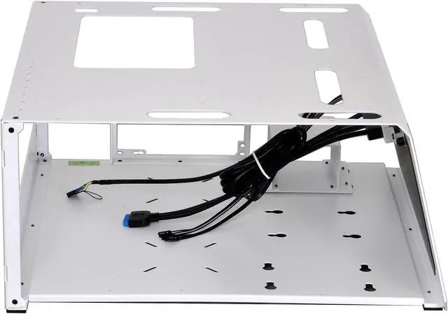 Alt view image 4 of 8 - LIAN LI PC-T70W White Aluminum / Steel Test Bench Computer Case