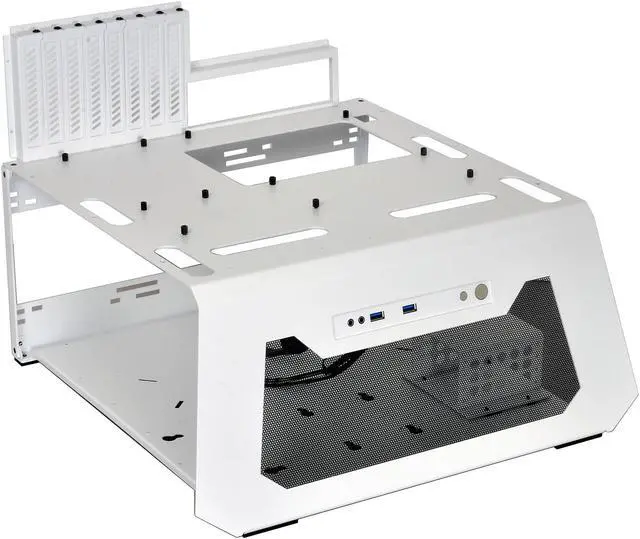 Alt view image 3 of 8 - LIAN LI PC-T70W White Aluminum / Steel Test Bench Computer Case