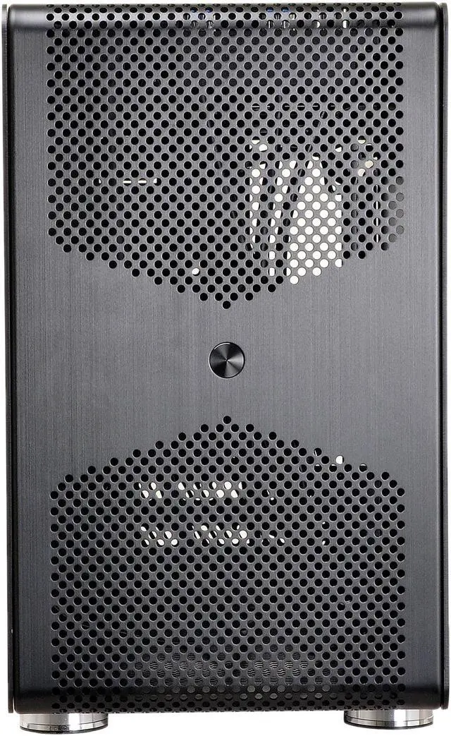 Alt view image 3 of 10 - LIAN LI PC-Q50X Black Aluminum Mini Chassis Computer Case