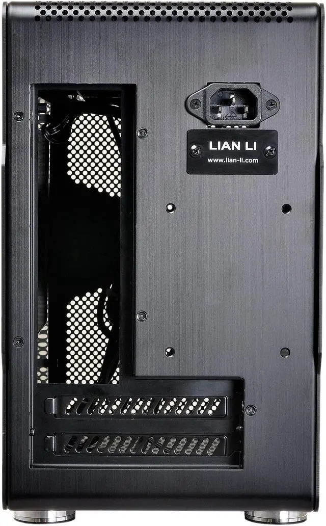 Alt view image 9 of 10 - LIAN LI PC-Q50X Black Aluminum Mini Chassis Computer Case
