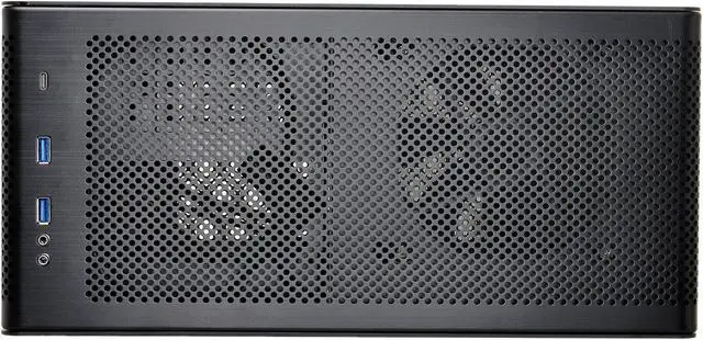 Alt view image 7 of 10 - LIAN LI PC-Q50X Black Aluminum Mini Chassis Computer Case
