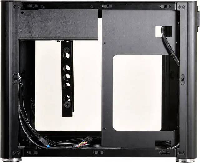 Alt view image 6 of 10 - LIAN LI PC-Q38WX Black Aluminum Mini Chassis Computer Case