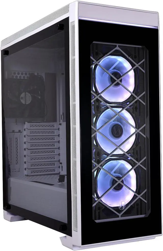 Alt view image 3 of 17 - LIAN LI ALPHA 550W White SECC ATX Mid Tower Computer Case