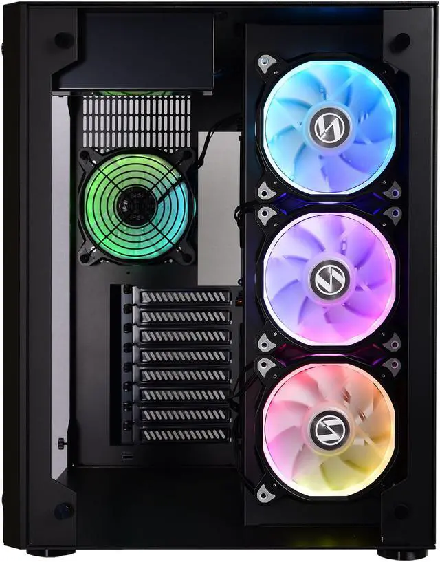 Alt view image 2 of 8 - LIAN LI PC-O8RGB Black Aluminum / Tempered Glass ATX Mid Tower Computer Case