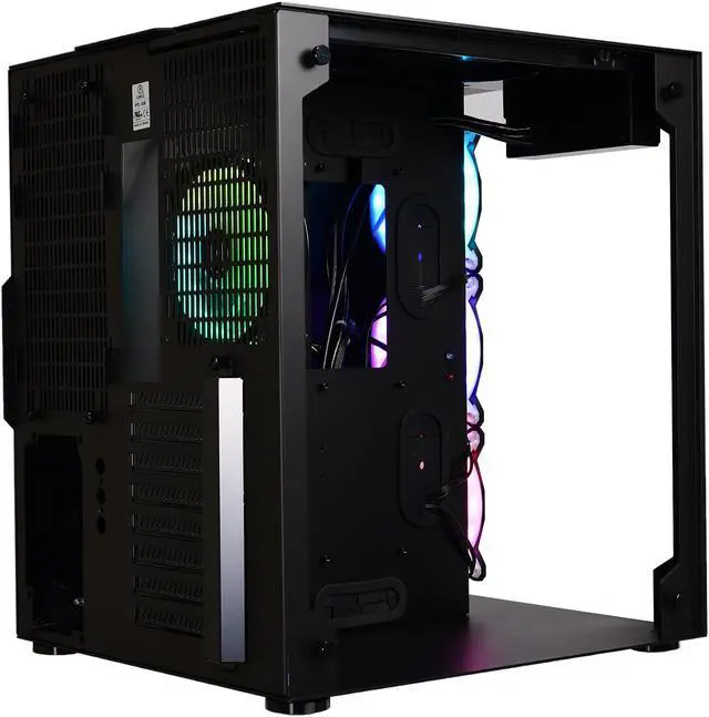 Alt view image 5 of 8 - LIAN LI PC-O8RGB Black Aluminum / Tempered Glass ATX Mid Tower Computer Case