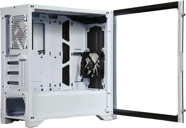 Alt view image 7 of 11 - LIAN LI Lancool One Digital White White SECC / Tempered Glass ATX Mid Tower Computer Case