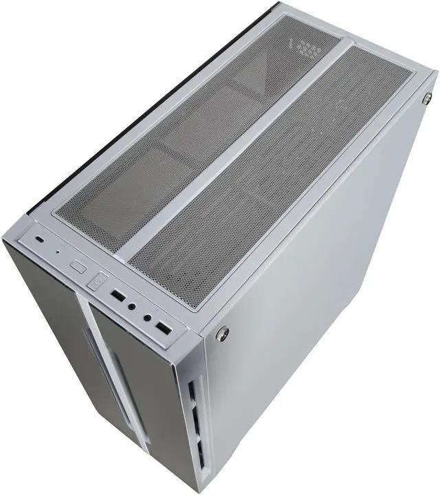 Alt view image 10 of 11 - LIAN LI Lancool One Digital White White SECC / Tempered Glass ATX Mid Tower Computer Case