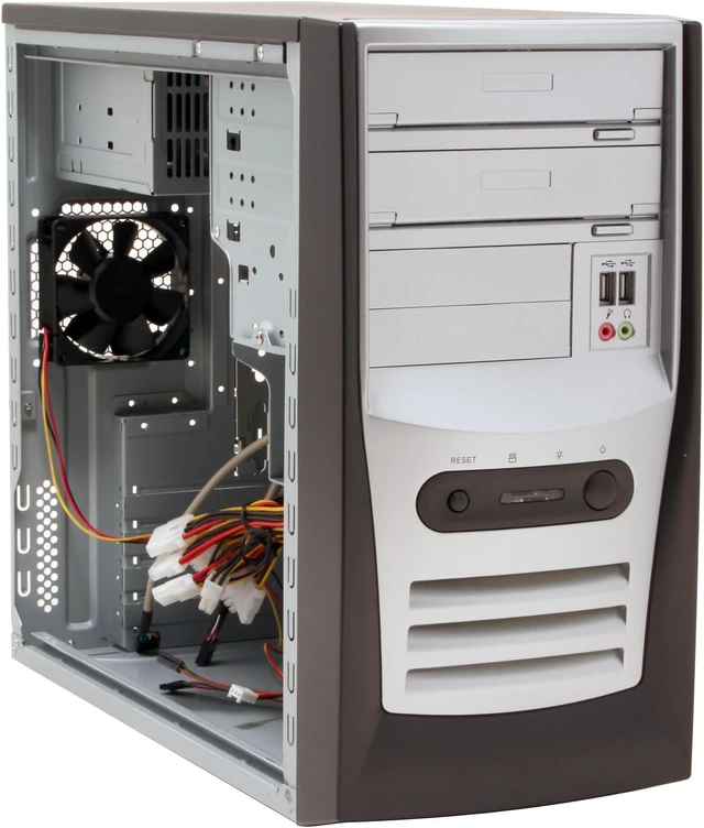 Enlight PM240157 Silver / Black Computer Case - Newegg.com