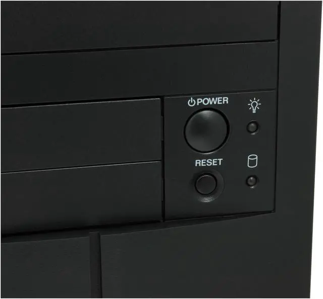 Alt view image 5 of 15 - Enlight 7250AK9 Black 0.8mm Steel ATX Mid Tower Computer Case