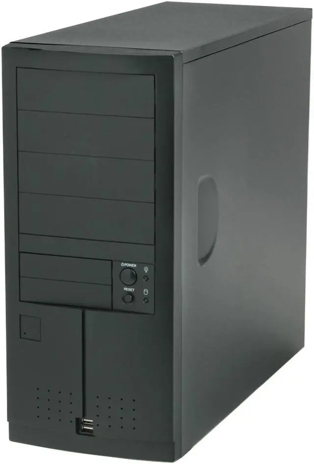 Alt view image 2 of 15 - Enlight 7250AK9 Black 0.8mm Steel ATX Mid Tower Computer Case