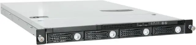 Alt view image 3 of 10 - Enlight SR107401 1U Rackmount Server Case w/ 500W Power Supply