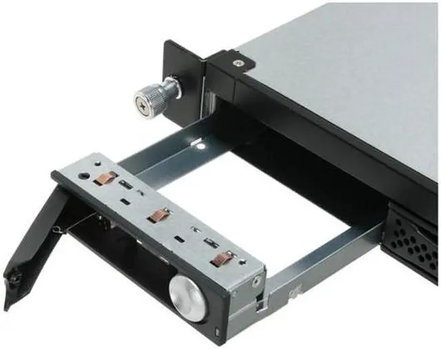 Alt view image 5 of 10 - Enlight SR107401 1U Rackmount Server Case w/ 500W Power Supply