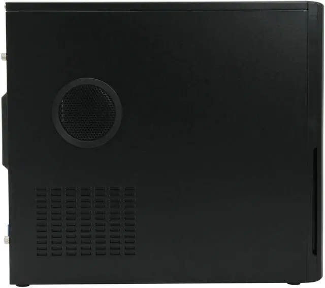 Alt view image 5 of 14 - Enlight PA420613 Black Steel ATX Mid Tower Computer Case 350W Power Supply