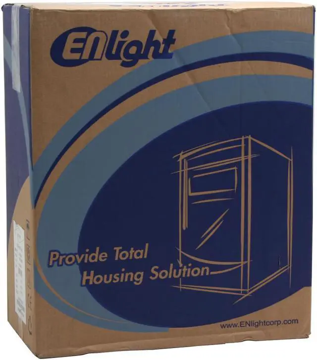 Alt view image 15 of 15 - Enlight PA420806 Black Steel ATX Mid Tower Computer Case