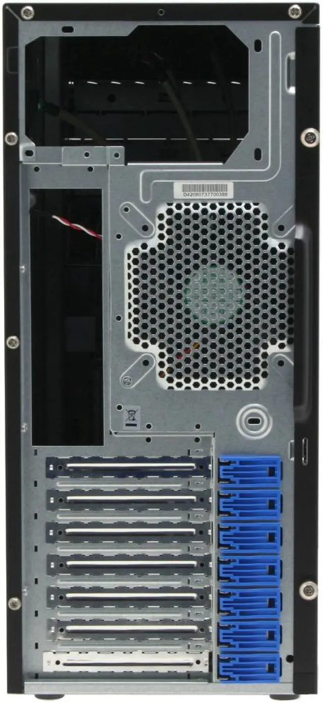 Alt view image 6 of 15 - Enlight PA420806 Black Steel ATX Mid Tower Computer Case