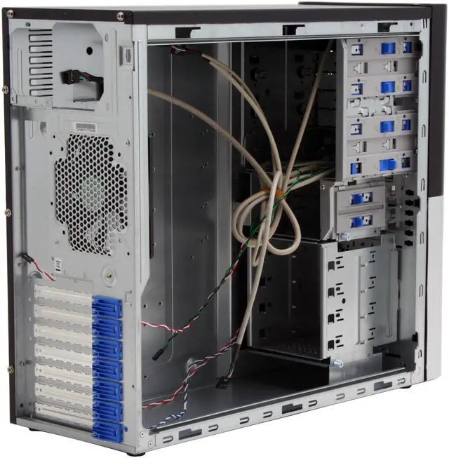 Alt view image 8 of 15 - Enlight PA420806 Black Steel ATX Mid Tower Computer Case