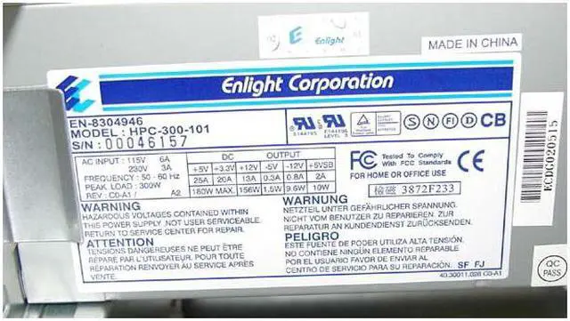 Alt view image 5 of 6 - Enlight EN-7101AX Beige Steel ATX Mini Tower Computer Case 300W Power Supply