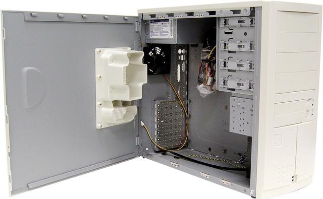 Alt view image 4 of 11 - Enlight EN-7250-OXZ Beige Steel ATX Mid Tower Computer Case 350W Power Supply