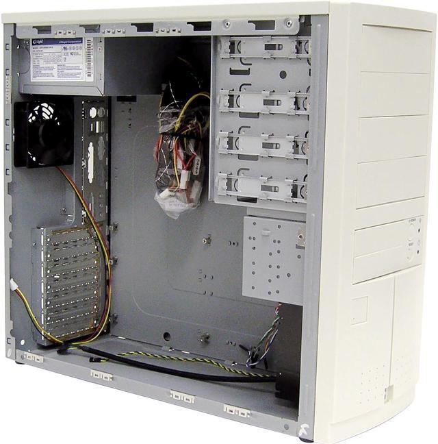 Alt view image 7 of 11 - Enlight EN-7250-OXZ Beige Steel ATX Mid Tower Computer Case 350W Power Supply