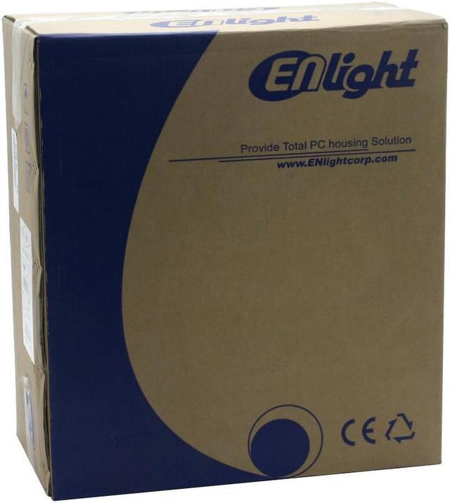 Alt view image 11 of 11 - Enlight EN-7250-OXZ Beige Steel ATX Mid Tower Computer Case 350W Power Supply