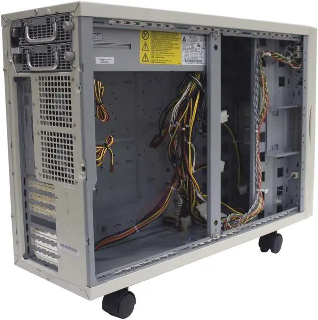 Alt view image 3 of 7 - Enlight EN-8950-0X4P4 Beige Steel 5U Rackmount Rackmount Case 400W Redundant 9 External 5.25" Drive Bays