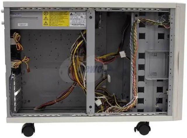 Alt view image 4 of 7 - Enlight EN-8950-0X4P4 Beige Steel 5U Rackmount Rackmount Case 400W Redundant 9 External 5.25" Drive Bays