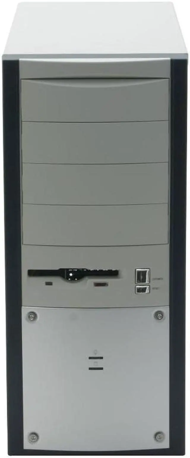 Alt view image 2 of 14 - Enlight EN-7255-AB4 Beige SECC/ SGCC rustproof & galvanized JIS steel ATX Mid Tower Computer Case 350W Power Supply