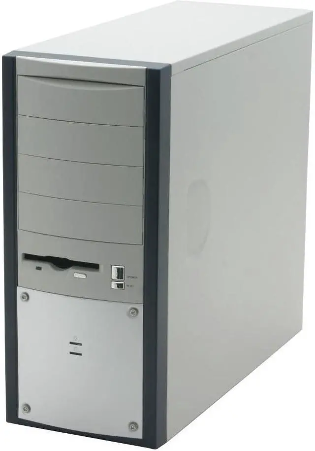 Alt view image 3 of 14 - Enlight EN-7255-AB4 Beige SECC/ SGCC rustproof & galvanized JIS steel ATX Mid Tower Computer Case 350W Power Supply