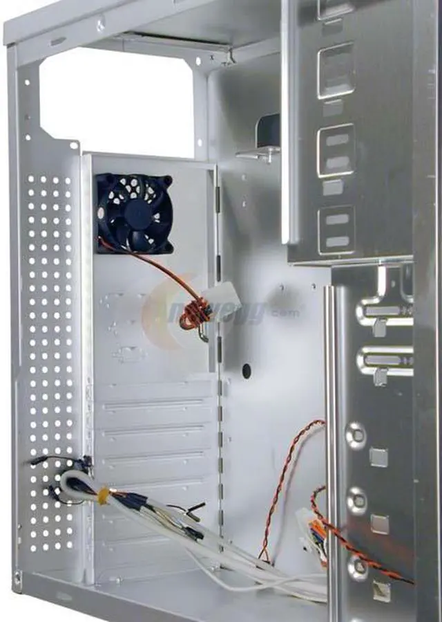 Sky Hawk/Eagle Tech PSR4609D7 /NO PS Silver Aluminum/Plastic ATX Mid ...