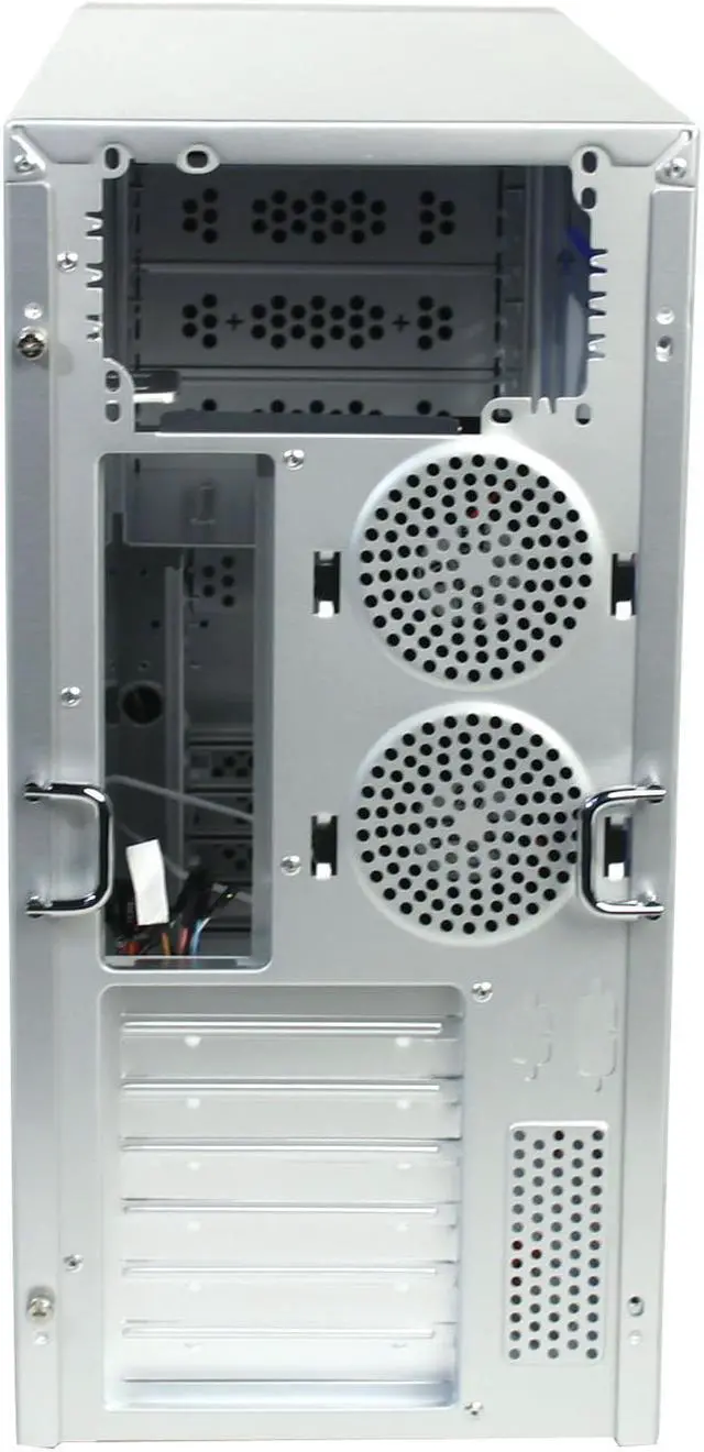 Alt view image 5 of 7 - Eagle Tech PSR5605W-BK Black/Silver 1.0 mm anodized Aluminum Alloy ATX Mid Tower Computer Case