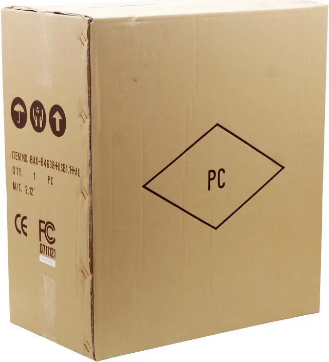 Alt view image 11 of 11 - Eagle Tech BAX-4638 Silver Aluminum ATX Mid Tower Computer Case