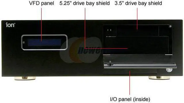 Alt view image 3 of 9 - Eagle Tech Black Aluminum CA-EC2 ATX Media Center / HTPC Case