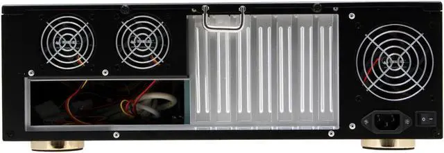 Alt view image 4 of 9 - Eagle Tech Black Aluminum CA-EC2 ATX Media Center / HTPC Case