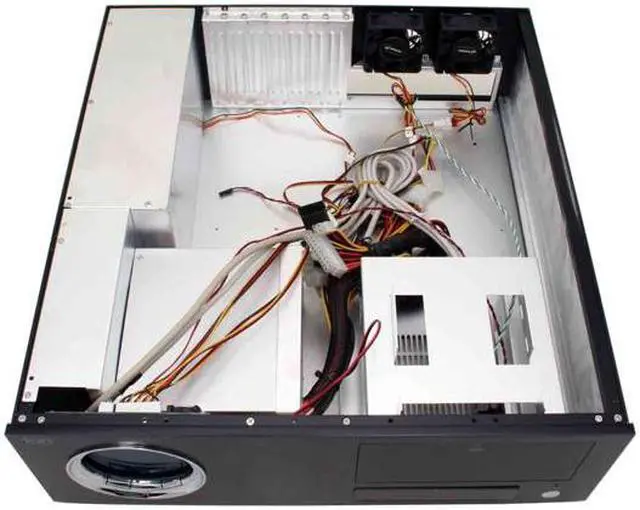Alt view image 7 of 11 - Eagle Tech Black Aluminum CA-EC1-K ATX Media Center / HTPC Case