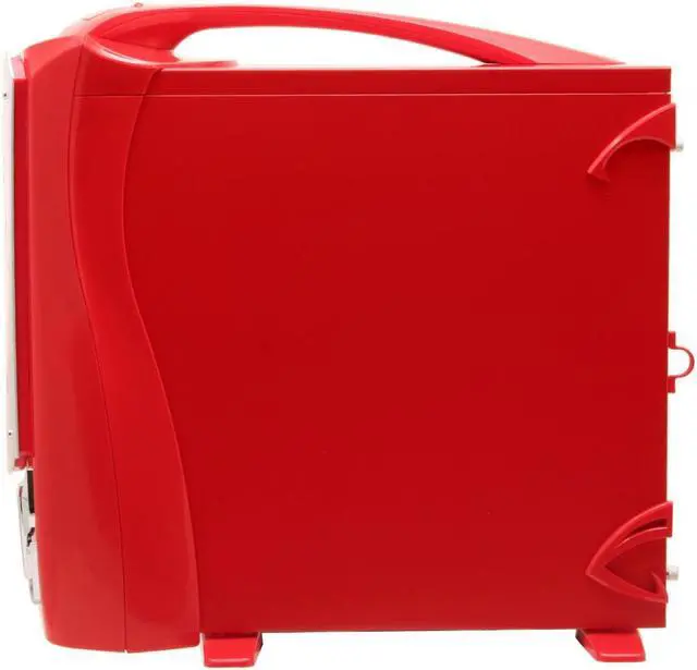 Alt view image 7 of 20 - Eagle Tech CA-DRG-R Red Aluminum ATX Mid Tower Computer Case 500W Power Supply
