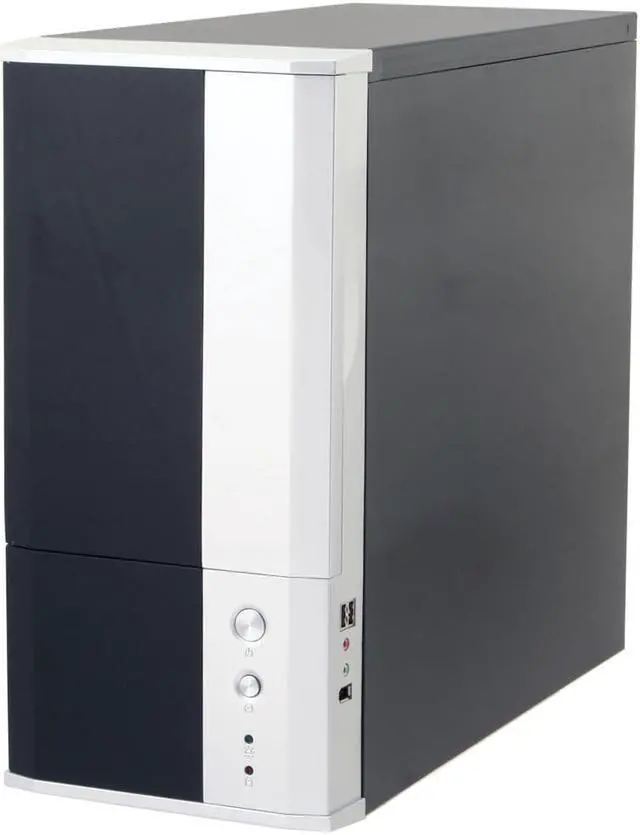 Alt view image 2 of 16 - Eagle Tech ET-CASI1-BK Black Steel ATX Mid Tower Computer Case 400W Power Supply