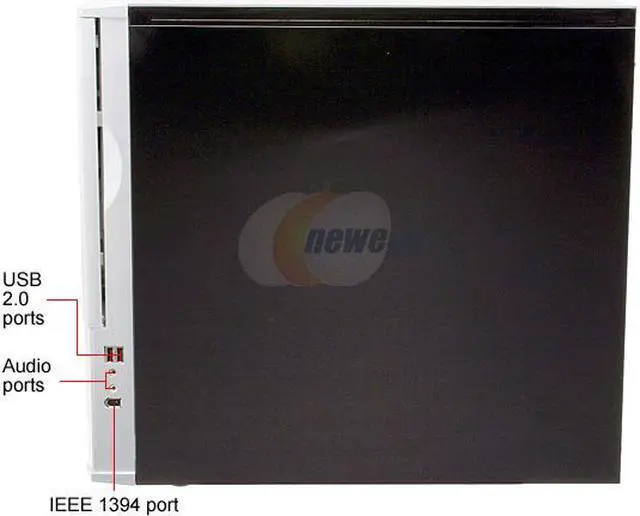 Alt view image 7 of 16 - Eagle Tech ET-CASI1-BK Black Steel ATX Mid Tower Computer Case 400W Power Supply