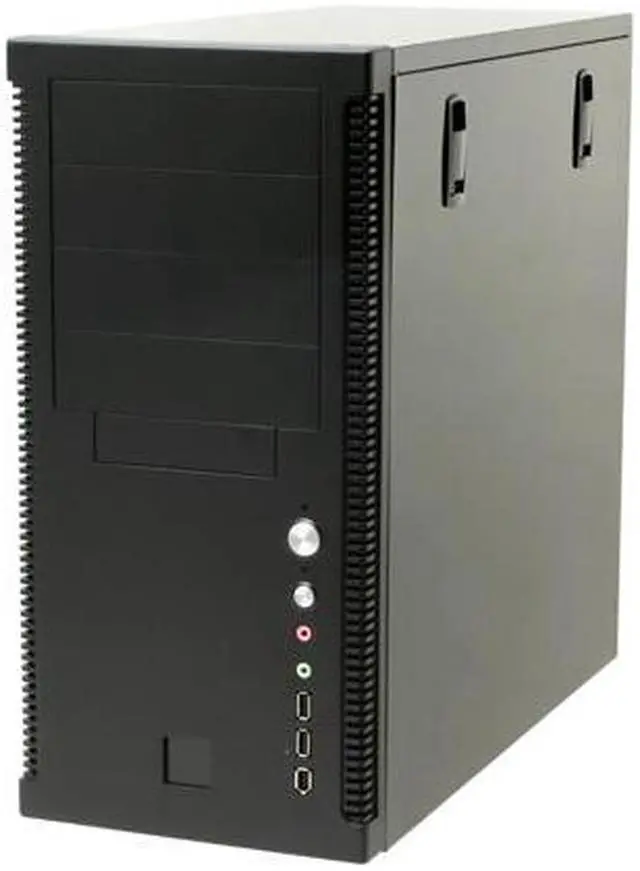 Alt view image 2 of 14 - Eagle Tech ET-CAKSR4500-BK Black Steel ATX Mid Tower Computer Case 480W Power Supply
