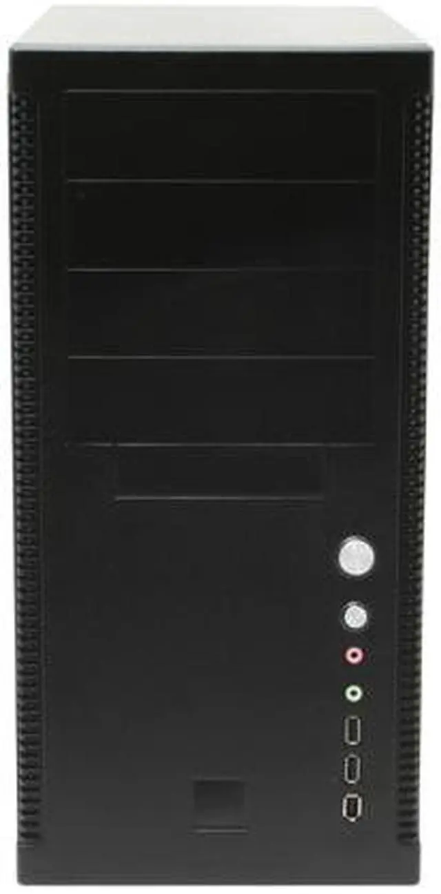 Alt view image 3 of 14 - Eagle Tech ET-CAKSR4500-BK Black Steel ATX Mid Tower Computer Case 480W Power Supply