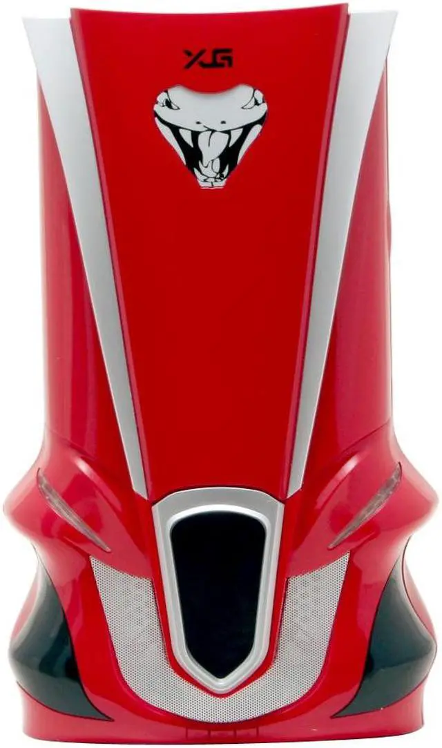 Alt view image 4 of 14 - Eagle Tech Viper ET-CAV2-RD-WOP Red 1.0 mm Aluminum alloy Chassis ATX Mid Tower Computer Case