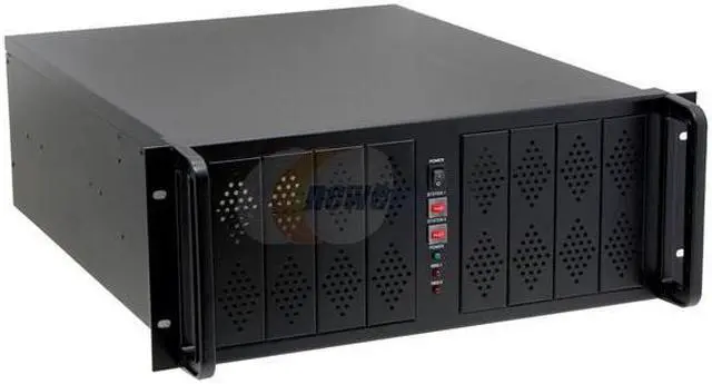 Main image of Eagle Tech ET-RM4080-BK Black Steel 4U Rackmount Server Case 8 External 5.25" Drive Bays