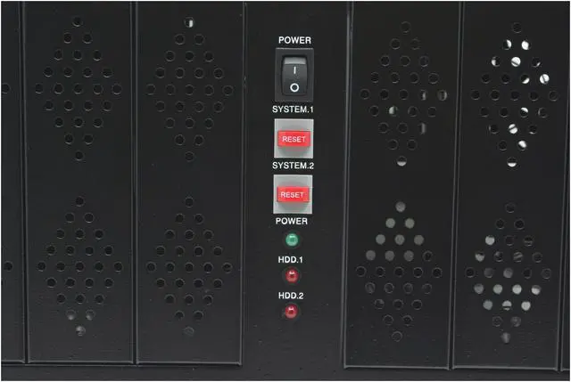 Alt view image 3 of 7 - Eagle Tech ET-RM4080-BK Black Steel 4U Rackmount Server Case 8 External 5.25" Drive Bays