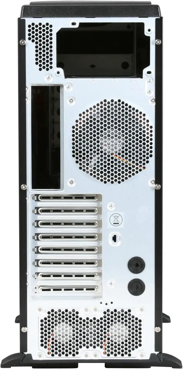 Alt view image 12 of 13 - IKONIK Ra X10 Smooth IC-R1CBN Black Aluminum ATX Full Tower Computer Case